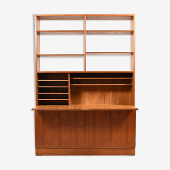 1960s danish bookshelf cabinet by Poul Hundevad