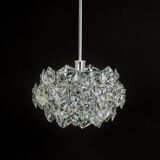 Small and Superb Pendant, Chrome and Crystal Glass by Kinkeldey, Germany, 1970