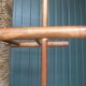 Banc ancien en paille