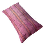 Vintage turkish kilim cushion cover , 30 x 60 cm