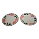 2 round plates Villeroy & Boch "Wild Rose", 1970