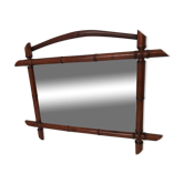Miroir bambou vintage