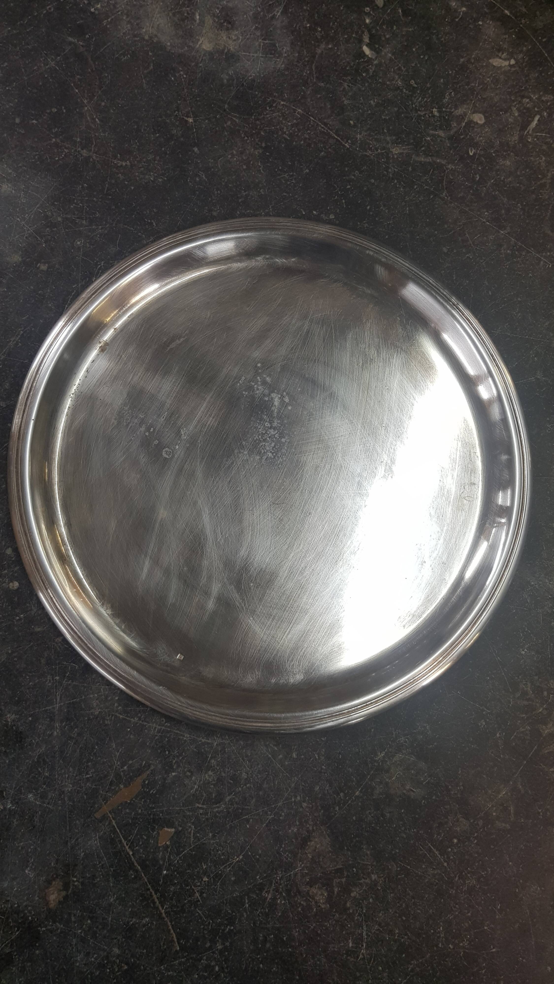 Mid-20th century silver metal tray