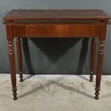 Mahogany Games Table, Louis-Philippe Period – 2nd Part of the 19th Century