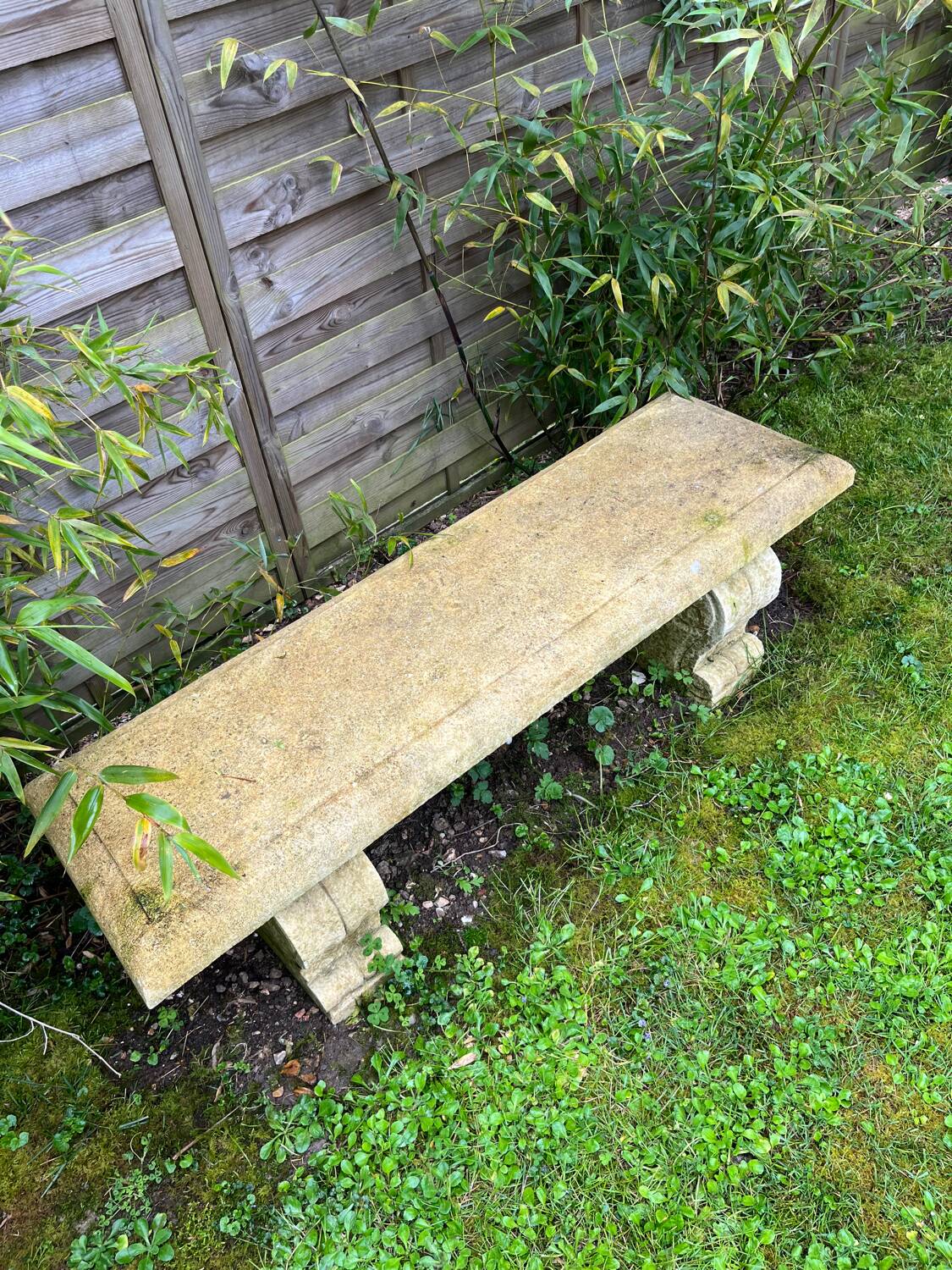Stone bench
