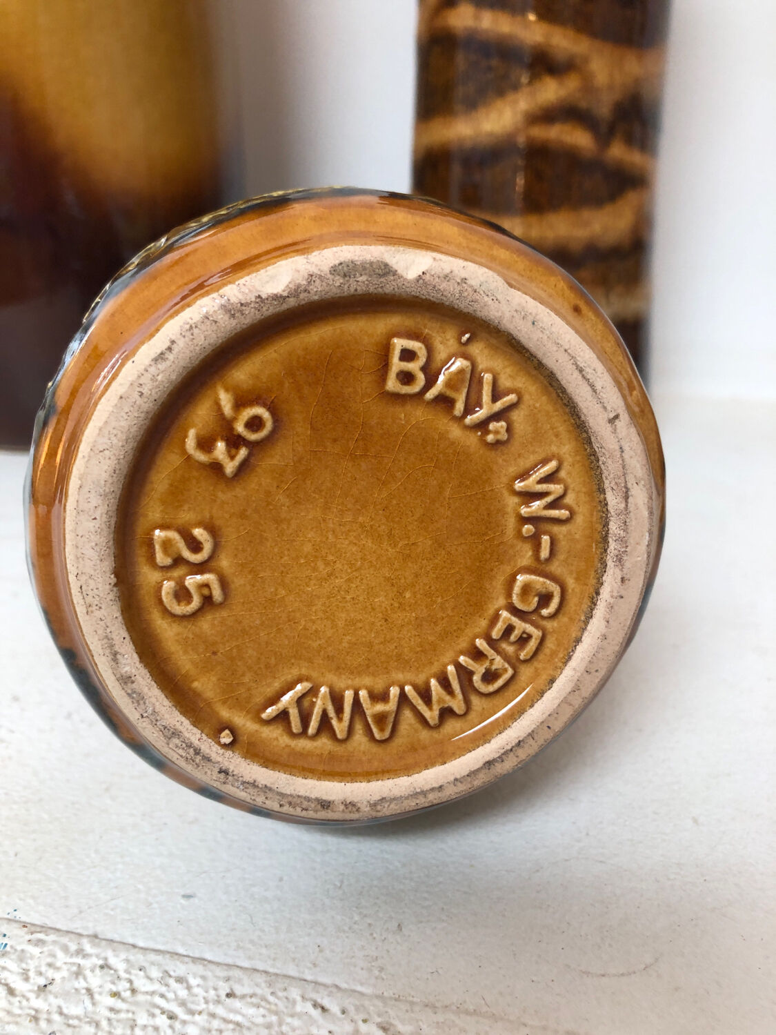 Composition 3 German vases W. Germany, 1970