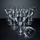 Set of 11 second-choice SAINT-LOUIS crystal wine glasses 15.5cm