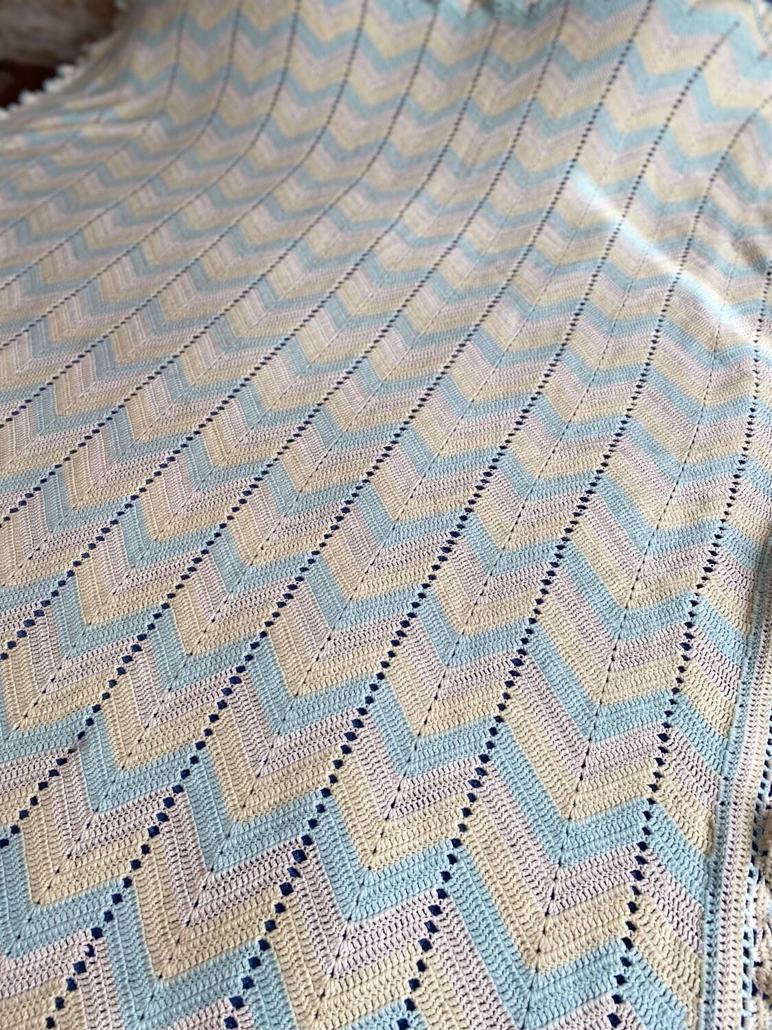 Couvre lit fait main