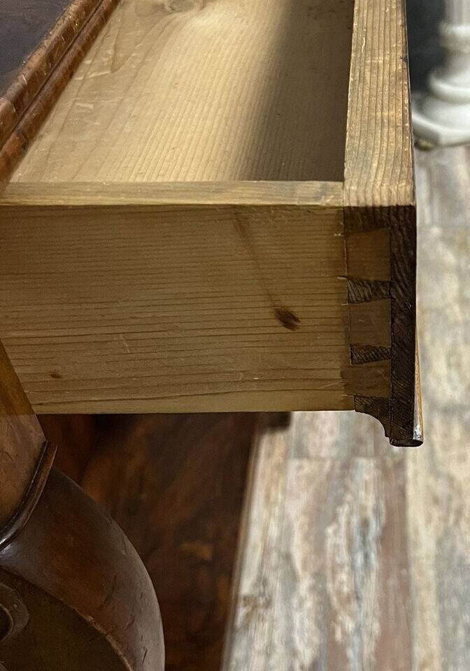 Louis Philippe / Restoration period console in walnut circa 1820