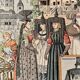 Ancienne illustration sur la Franche Comté Bourgogne (ethnographie) - 1930