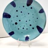 Set of Four Turquoise Earthenware Vide-Poche / Decorative Plates by Albisol