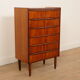 Vintage Danish chest of drawers | Teak | 6 drawers | 105 cm