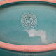 Empty cup stylized fish pocket green earthenware enamelled VERCERAM 1950 to 1970