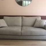 Grey sofa fabric
