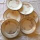 6 plates have dessert in fine Limoges porcelain