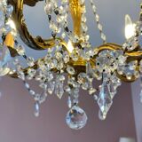 Crystal tassel chandelier
