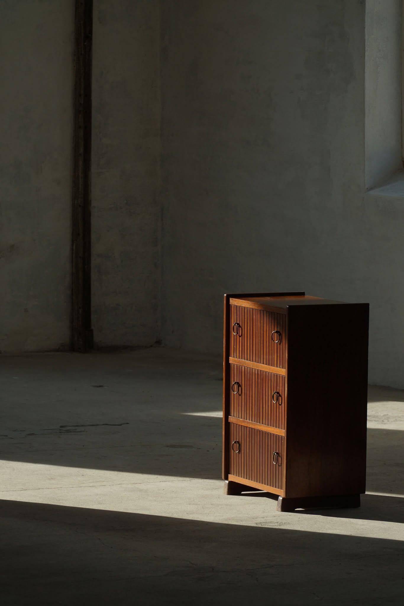 Modern Danish, Mahogany Commode, Frits Henningsen, 1940s