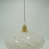 Speckled glass pendant light