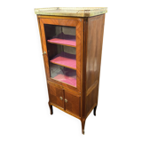 Small 19th-century display cabinet in the Transition style between Louis XV and Louis XVI.