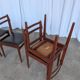 Chaises de salle à manger vintage stol kamnik : années 1970, style scandinave moderne, ensemble de 4