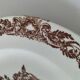 Louis XV model plate with chocolate decoration Clairefontaine Sanejouand & Graves