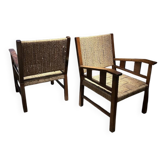 Francis Jourdain - Pair of armchairs circa 1920