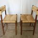 Pair of "Dordogne" chairs by Charlotte Perriand from the 1950s.