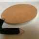 Miroir velours marron vintage