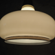 Suspension in white opaline – silver-edged from the 1970s.