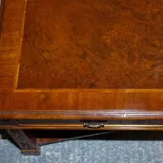 Large Georgian Coffee Table in Walnut Burr by Brights of Nettlebed London