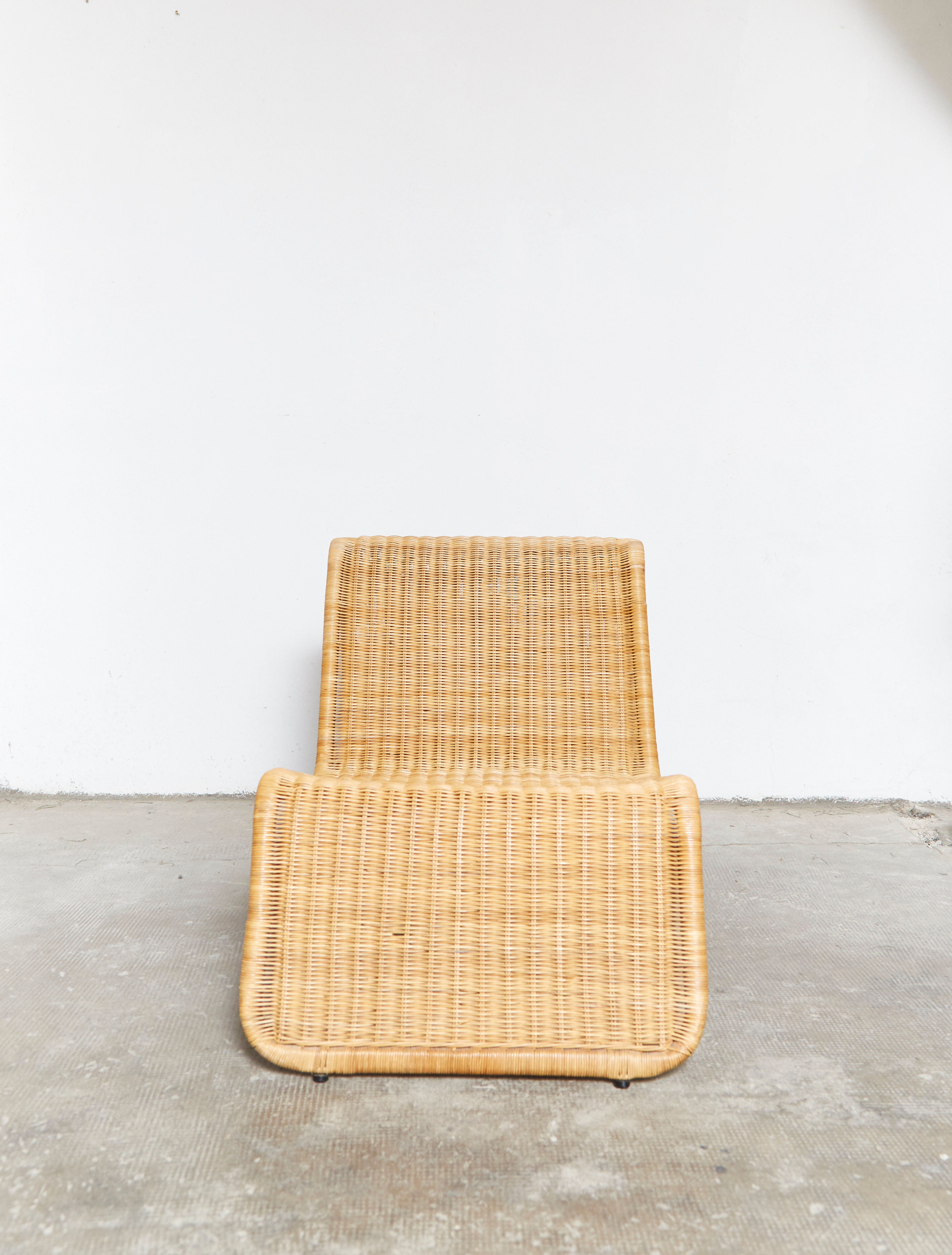 Tito Agnoli wicker chair P3 for Pierantonio Bonacina