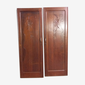 Portes d’armoire ancienne