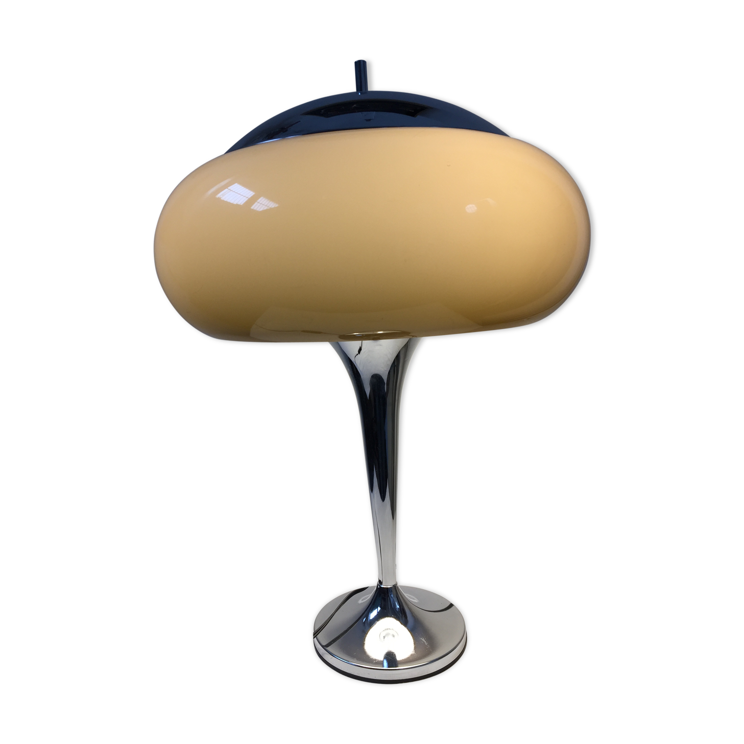 mushroom lamp 1970s