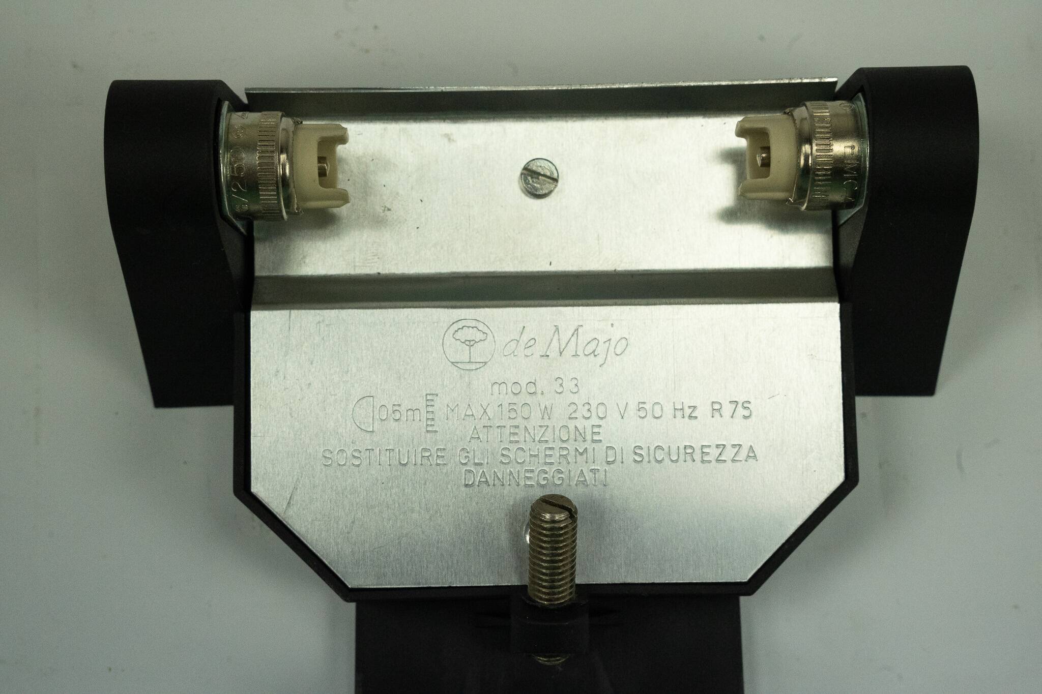 Set of six De Majo sconces in thick pink murano glass. Italy 1980s