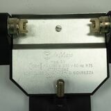 Set of six De Majo sconces in thick pink murano glass. Italy 1980s