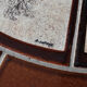 Coffee table "herbarium" oval bu Roger Capron in ceramic circa 1965