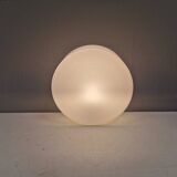 LYFA ceiling lights, white opaline glass, metal suspension, 1950s Denmark