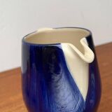 Mid-century hand-painted German décor, ceramic jug 507 with cups from Stützel & Sachs Aalen Keramik, 1960s, set of 5.