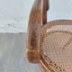 Fauteuil canné et bois courbé style Thonet Fischel, années 30