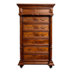 Chest of drawers / chiffonnier in solid walnut, Napoleonic III period – 19th century