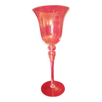 LARGE GLASS TEALIGHT VASE