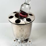 Vodka freshener with 6 glasses in Portieux crystal