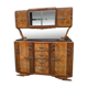 Buffet Art Déco en noyer et ronce de noyer