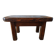 Brutalist coffee table made of solid wood – Handcrafted – 1960s-70s