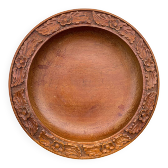 Vide poche en bois sculpté