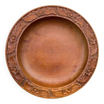 Vide poche en bois sculpté
