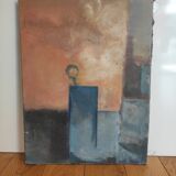 Modern painting vase