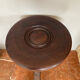 Oak stool attributed to Charles Dudouyt.