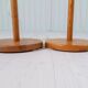 Sculptural modern floor lamps in pine, Yngve Ekström Sweden 1970s