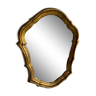 Old gilded mirror, 44x33 cm